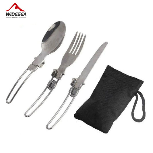 Portable Outdoor Camping Travel Cutlery Set