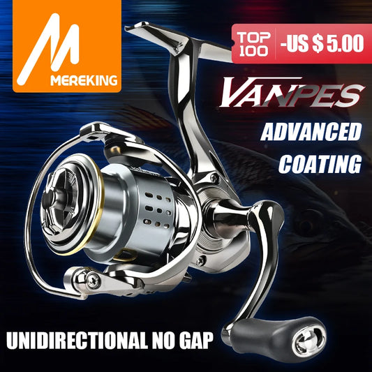 MEREDITH VANPES Series Rust Free And Smooth bearing Fishing reel