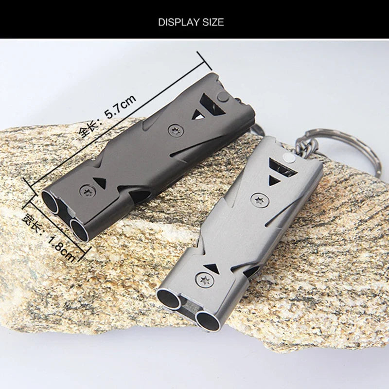 Portable 180 db Aluminum Alloy Whistle