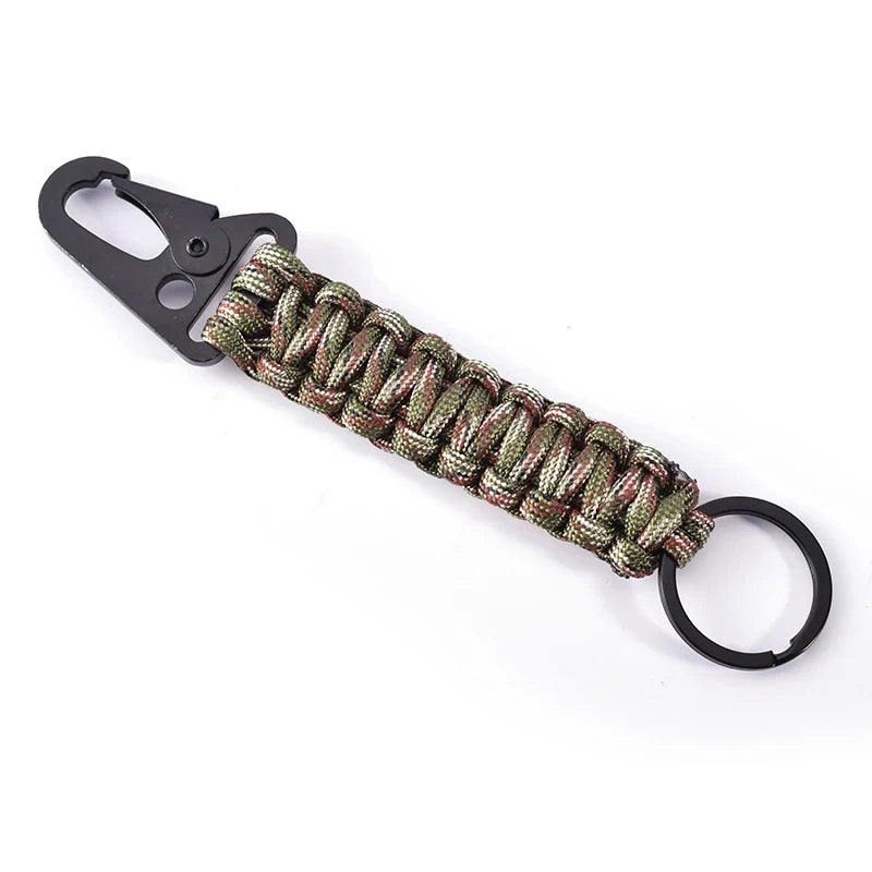 Outdoor Paracord Rope Keychain