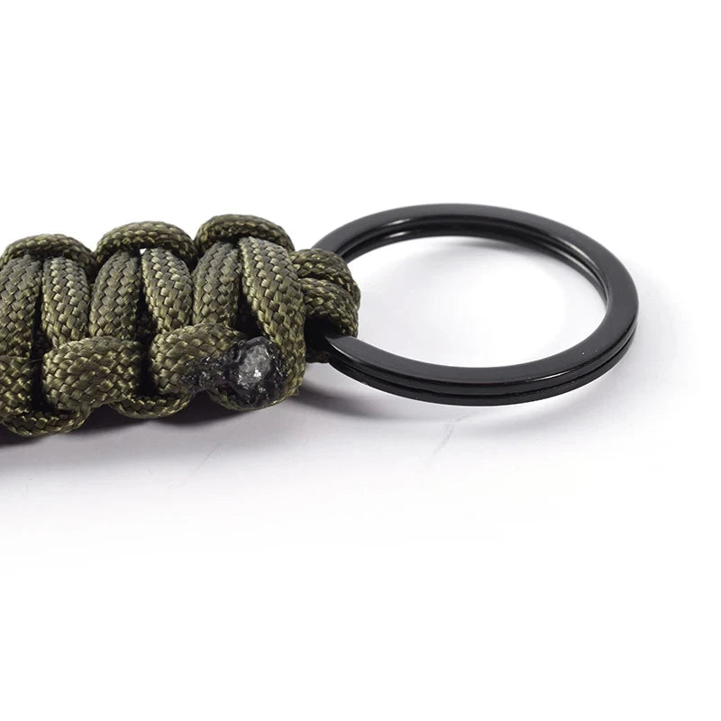 Outdoor Paracord Rope Keychain