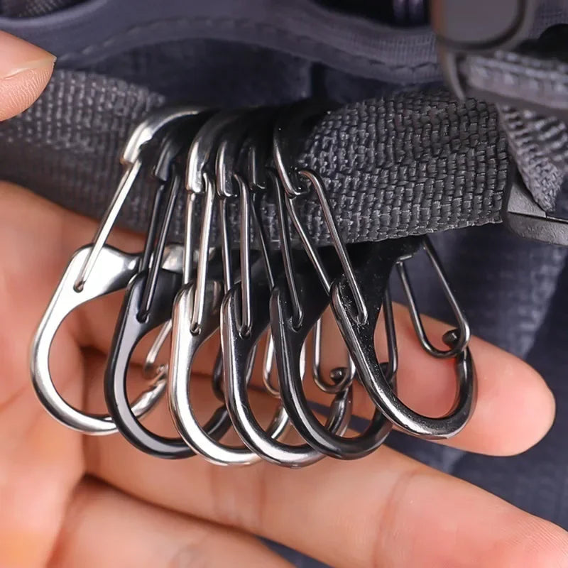 S Type Zinc Alloy Carabiner with Lock