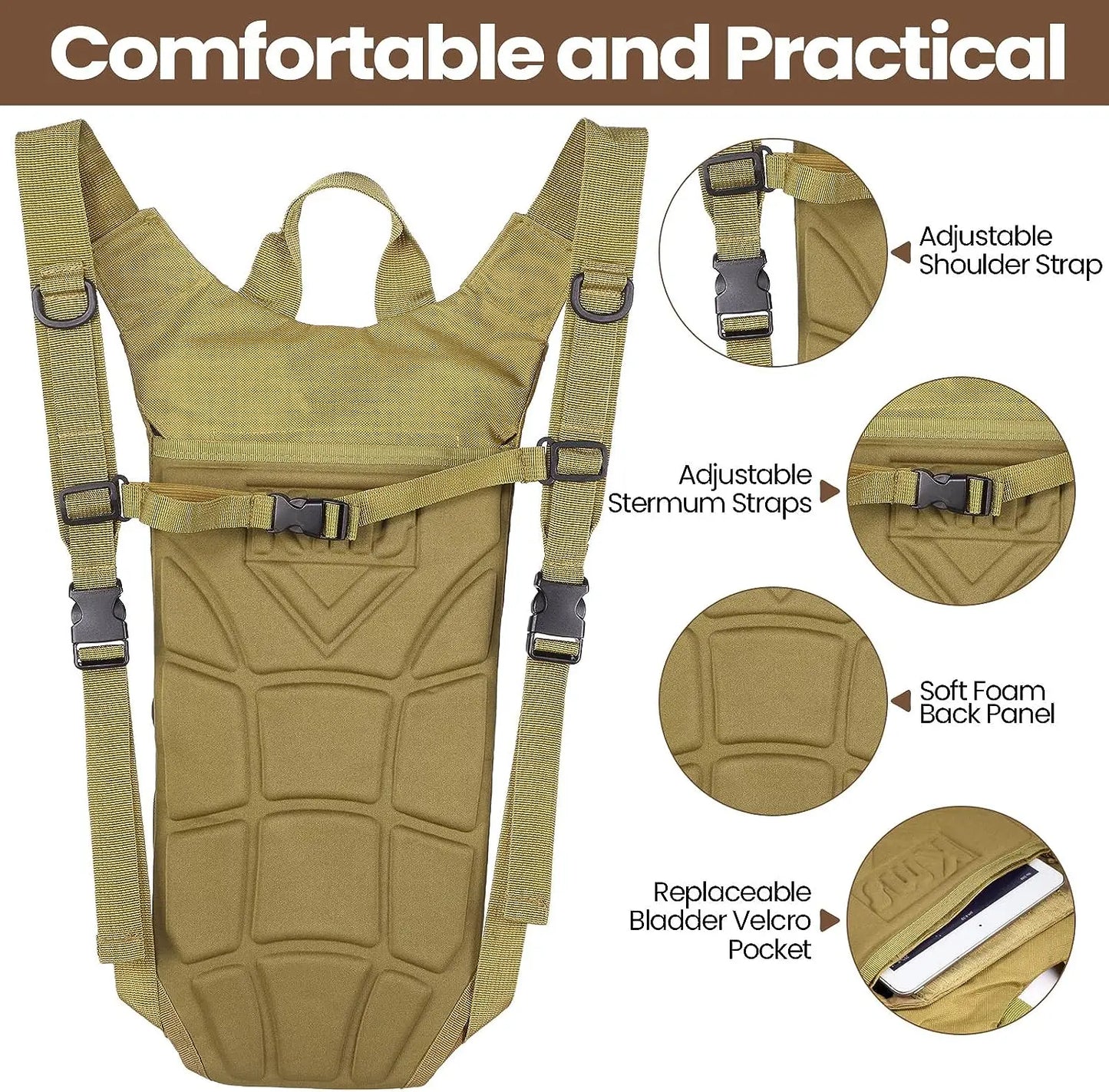 Tactical Hydration Pack Backpack