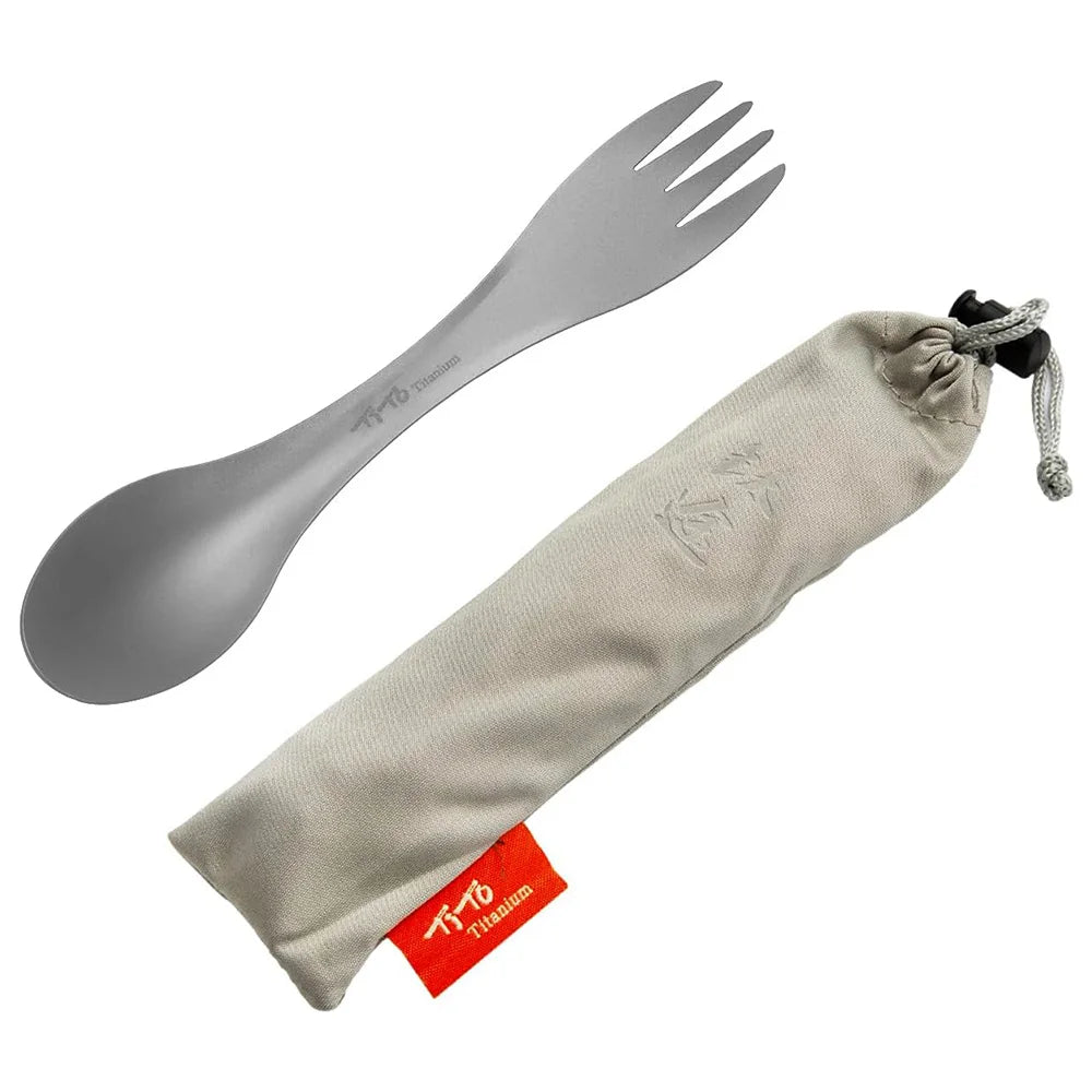 Pure Titanium Ultralight EDC Spork