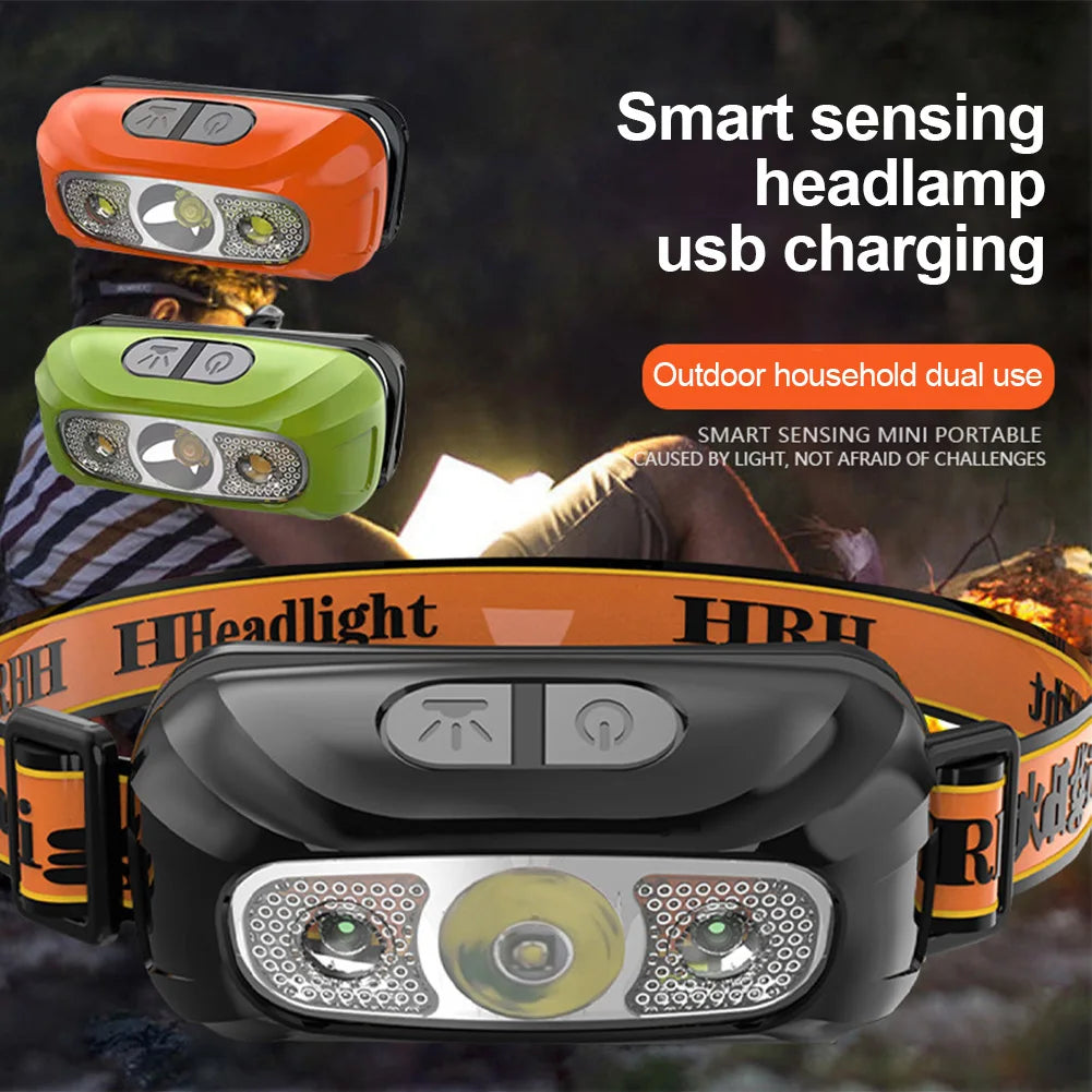 Sensor Mini Rechargeable Powerful Headlamp