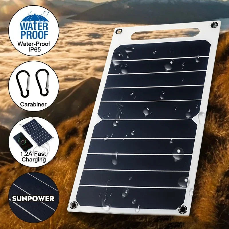 USB Waterproof Outdoor  Solar Panel