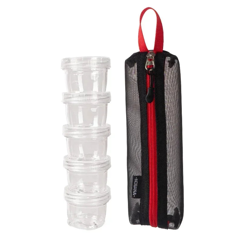 Portable Travel Camping Spice Kit Container Bag