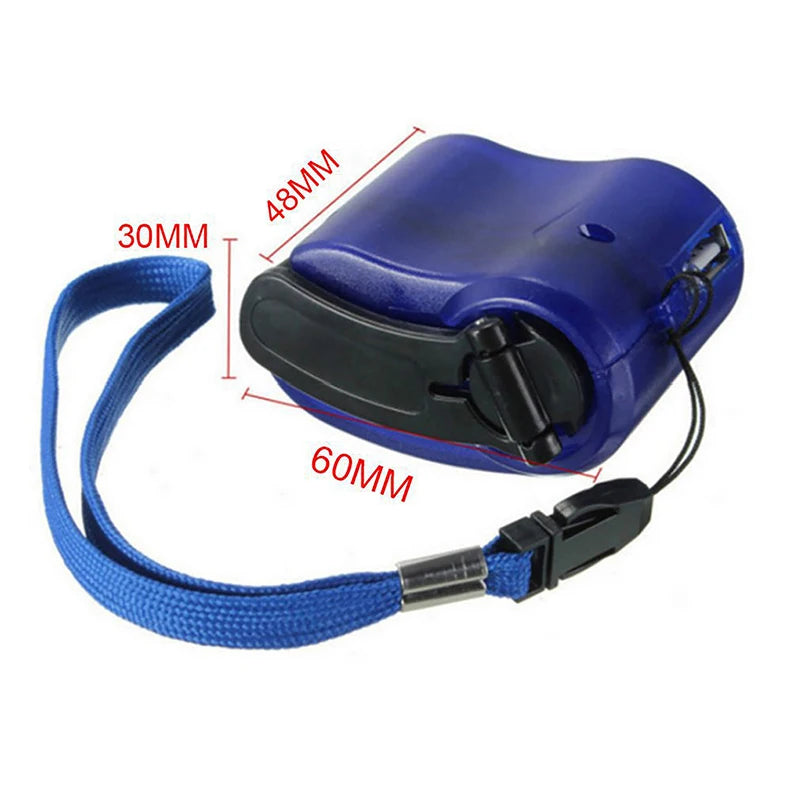 Emergency Outdoor Hand Crank Power Dynamo Emergency Charger 5.5V Travel Charger Outdoor Survival Accessories