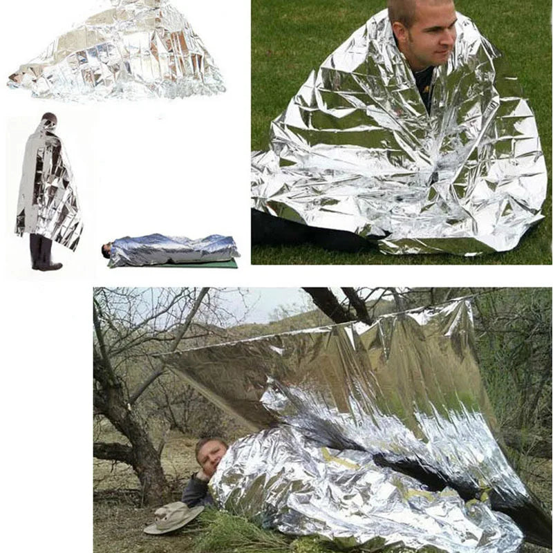 Curtain Military Emergency Thermal Blanket