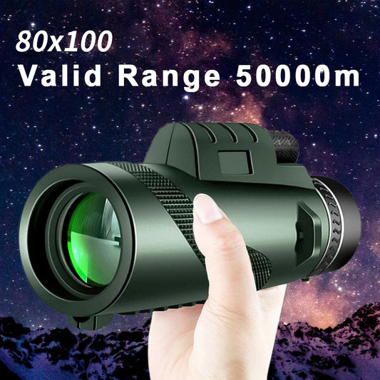 Powerful Monocular Telescope 80x100 HD ZOOM