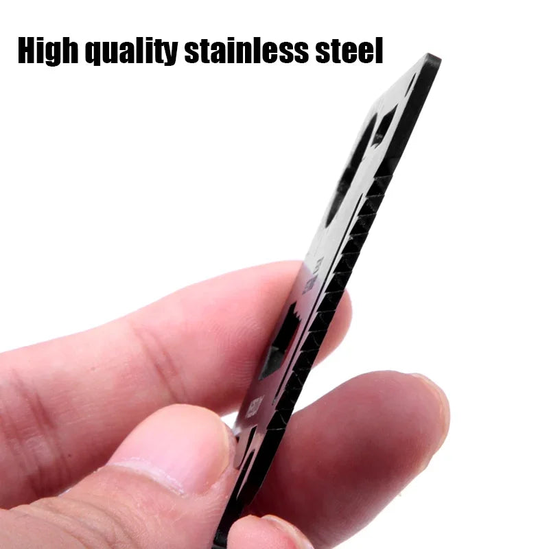 Multifunctional Portable Stainless Steel Tool Card