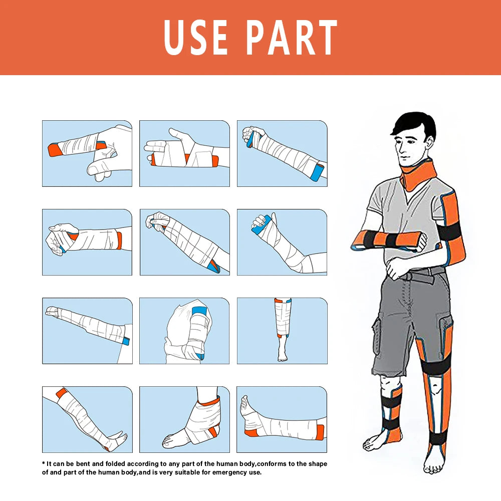 First Aid Aluminum Splint Roll 11*46cm