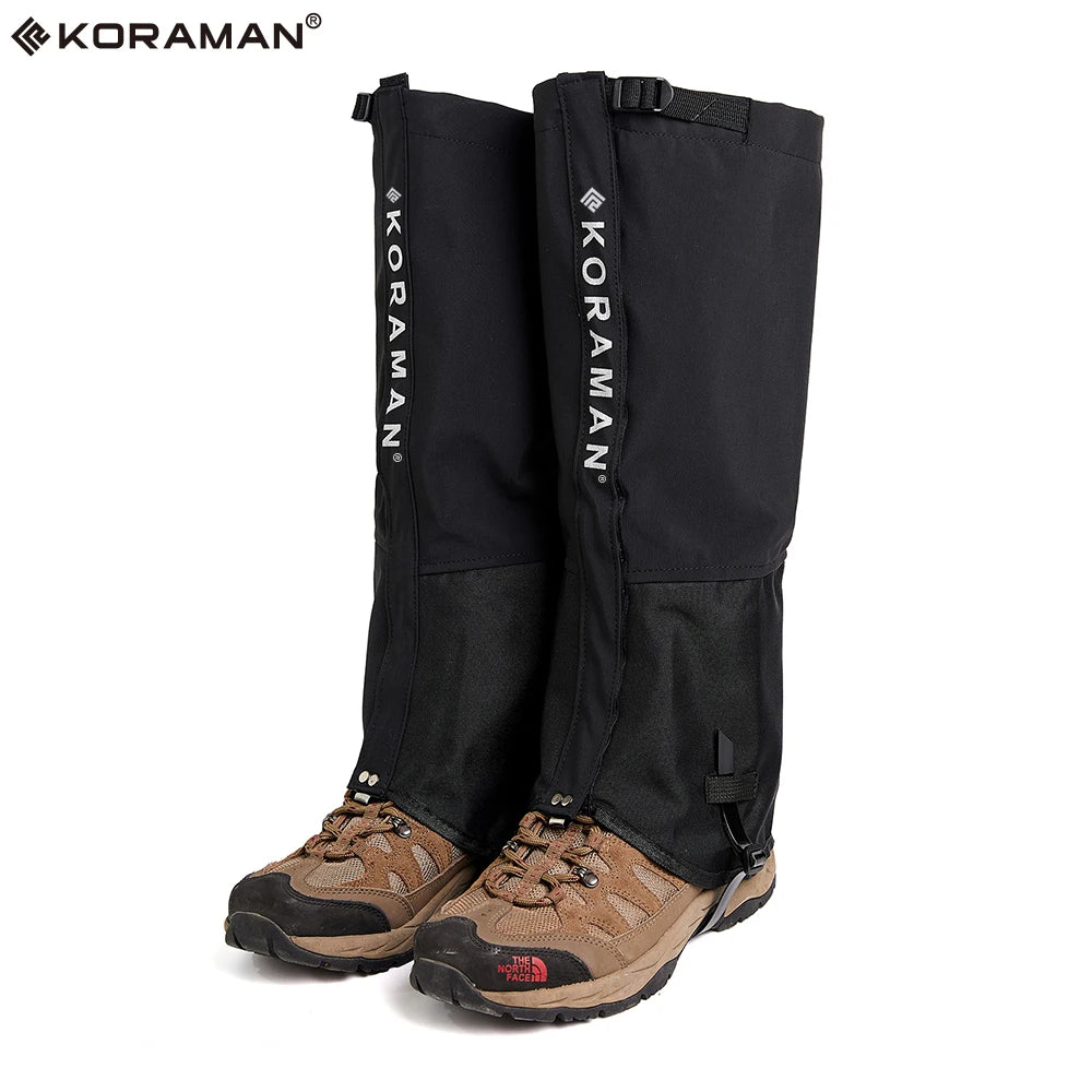 KORAMAN 600d Waterproof Anti-Tear Nylon Gaiters