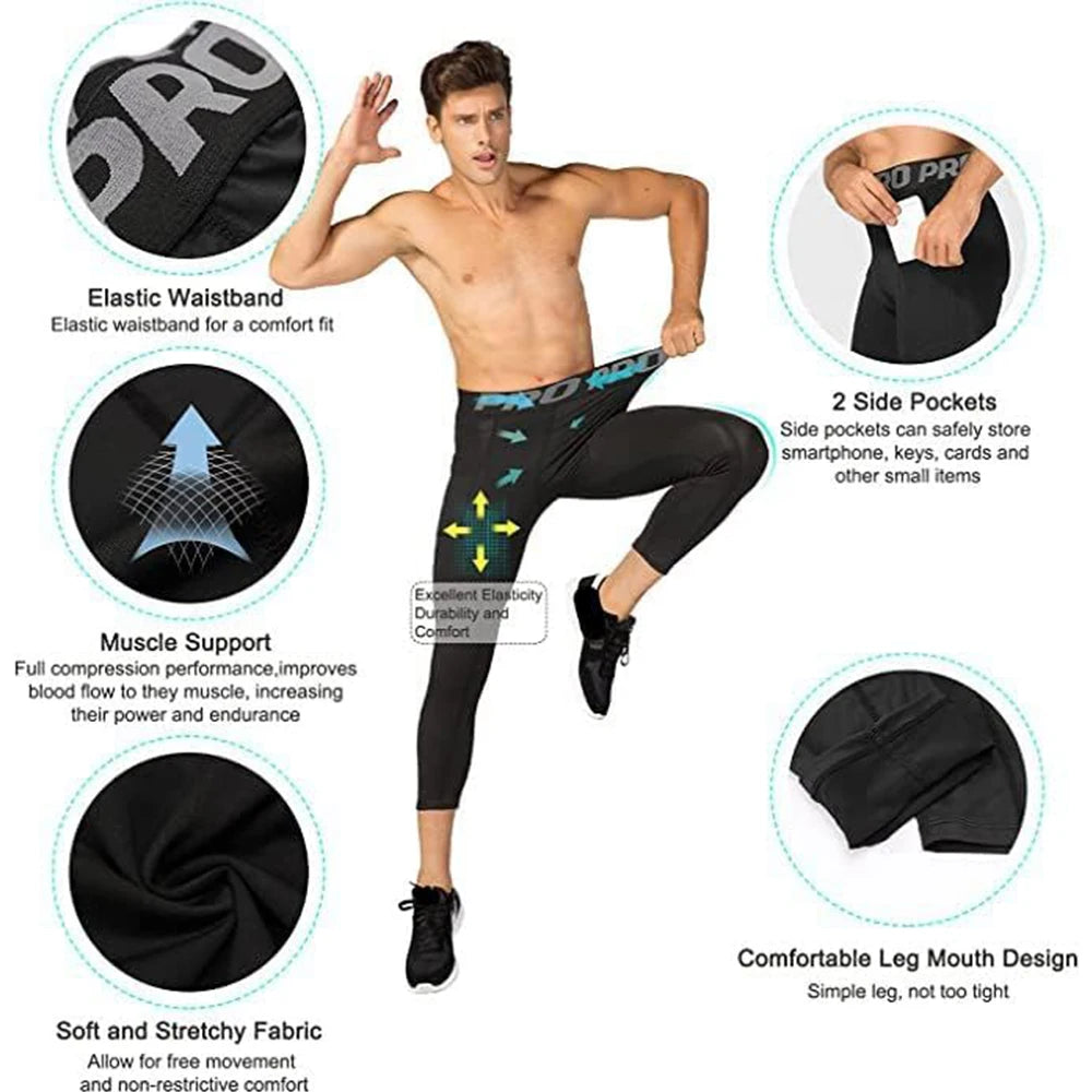 Quick Dry Compression Workout Leggings