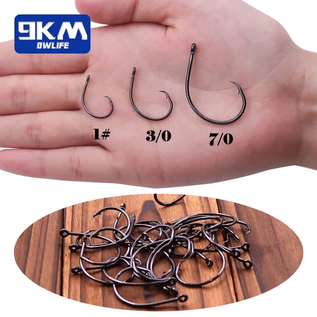 Inline Circle Saltwater Fishing Catfish Hooks