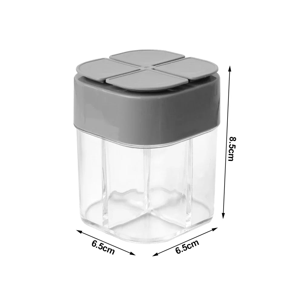 Seasoning Jar Square Glass Container