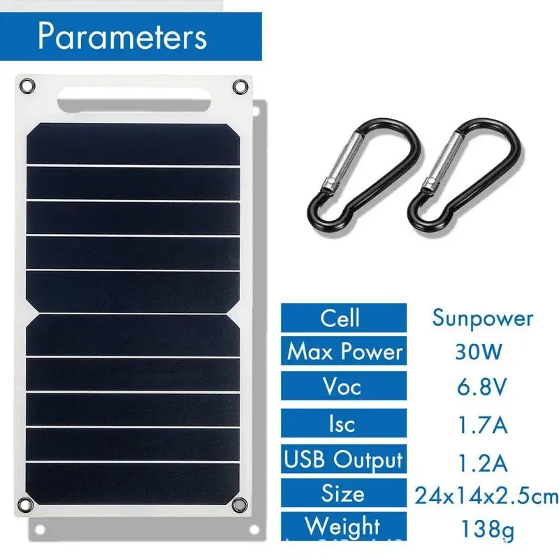 USB Waterproof Outdoor  Solar Panel