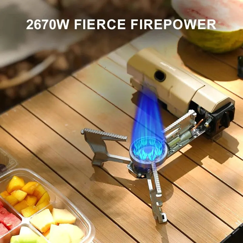 Portable Folding Camping Gas Stove 2670W