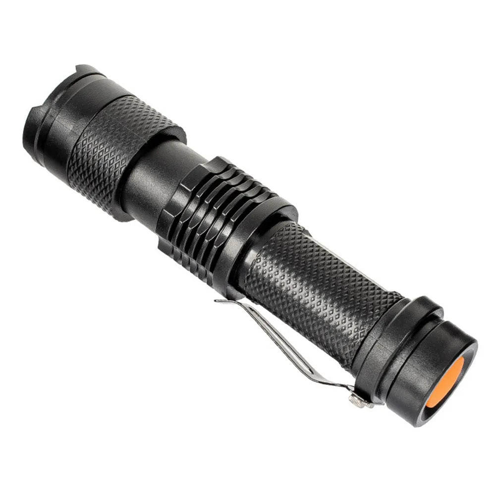 1x Waterproof Tactical Flashlights Portable LED Camping Lamps 3-Mode Handheld Powerful LED Torch Light Lanterns Self Defense