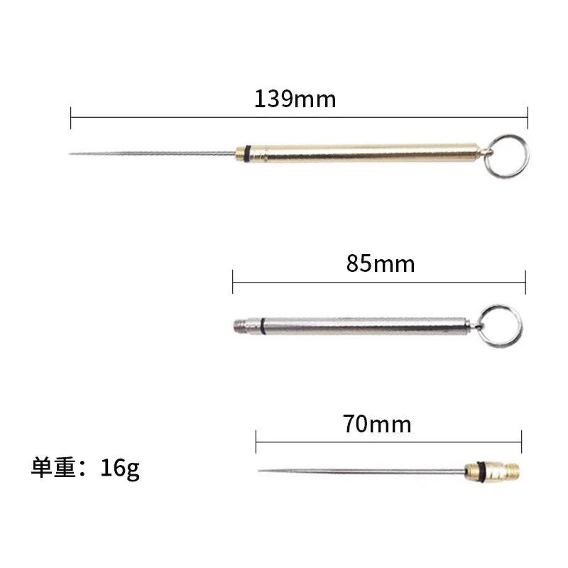 Portable Household Toothpick Integrated Alloy Dental Floss