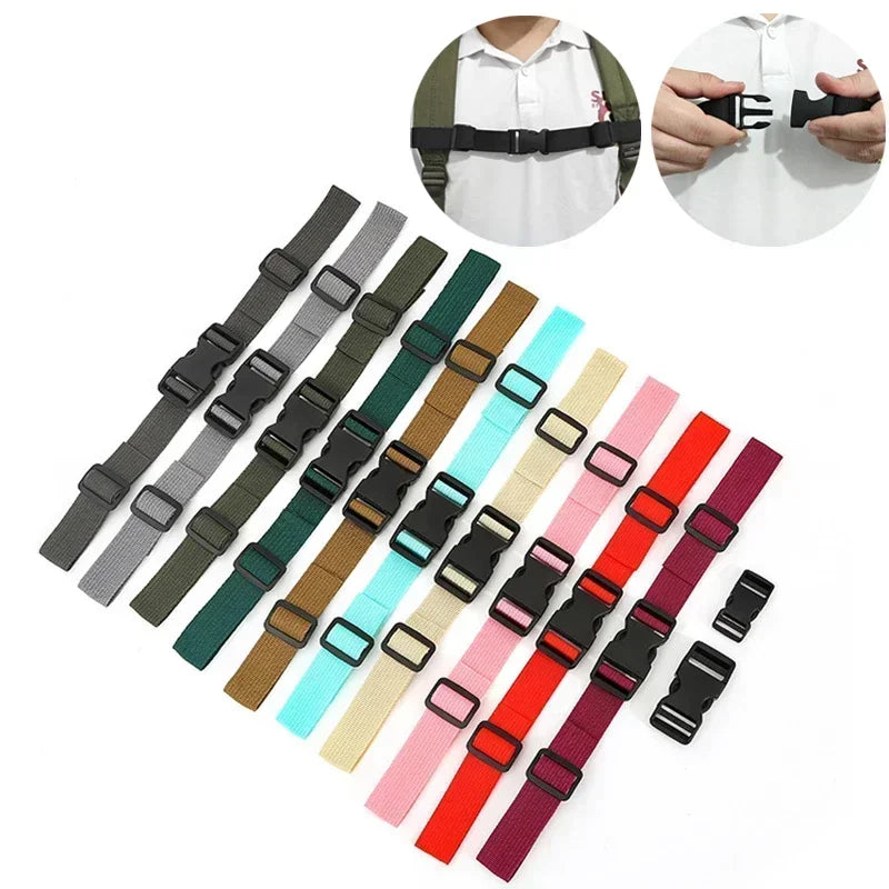 Adjustable Backpack Chest Bag Strap