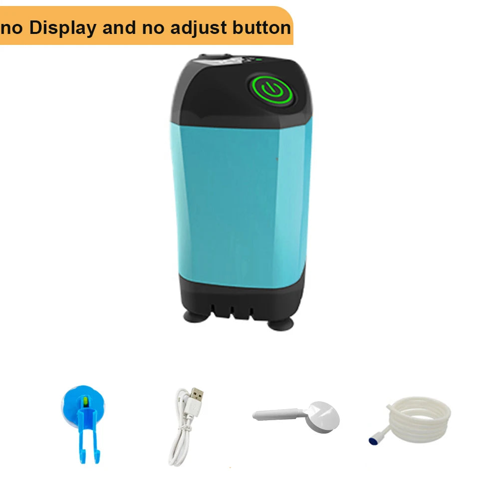 Outdoor Camping Shower IPX7 Waterproof with Digital Display Portable Electric Shower Pump for Hiking Travel Beach Pet Watering