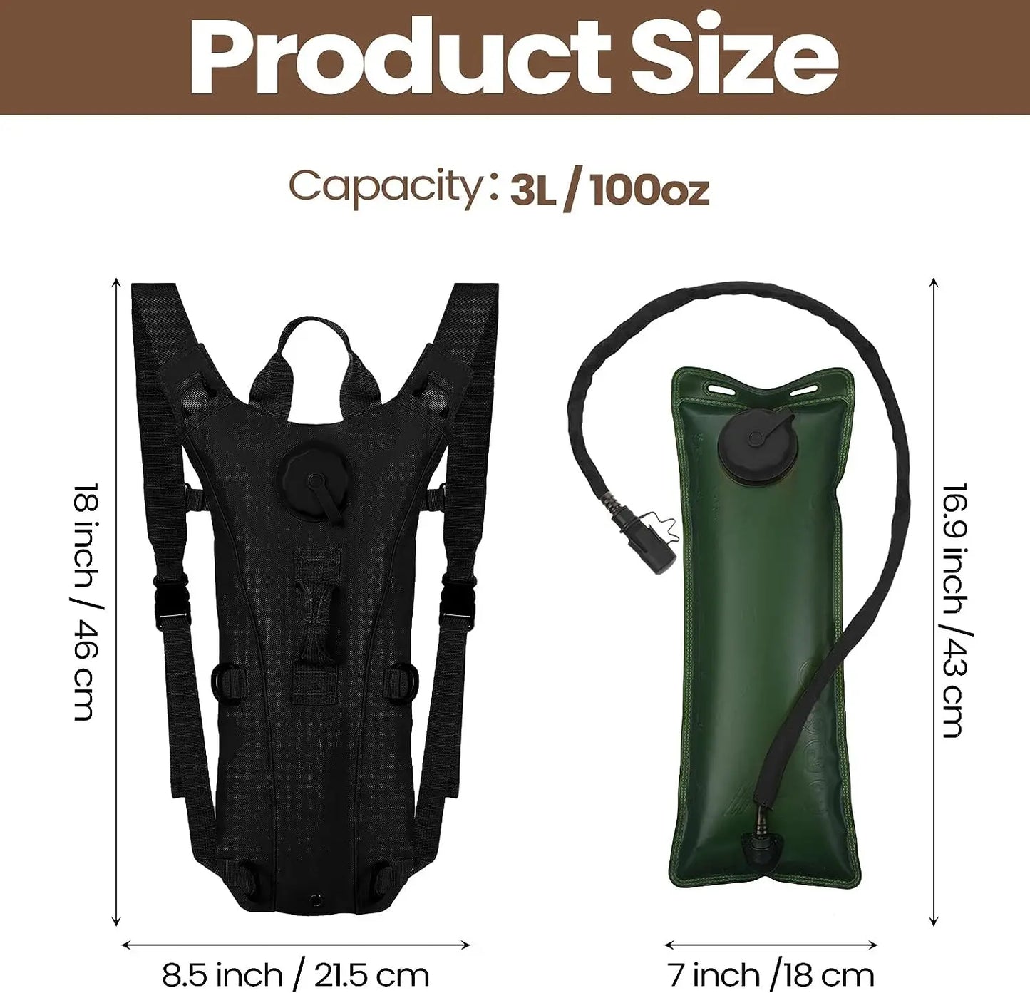 Tactical Hydration Pack Backpack