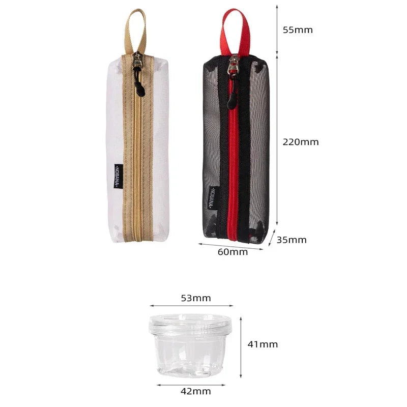 Portable Travel Camping Spice Kit Container Bag