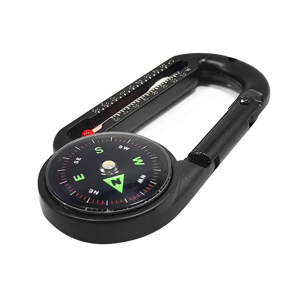 Mini Portable Compass and Thermometer