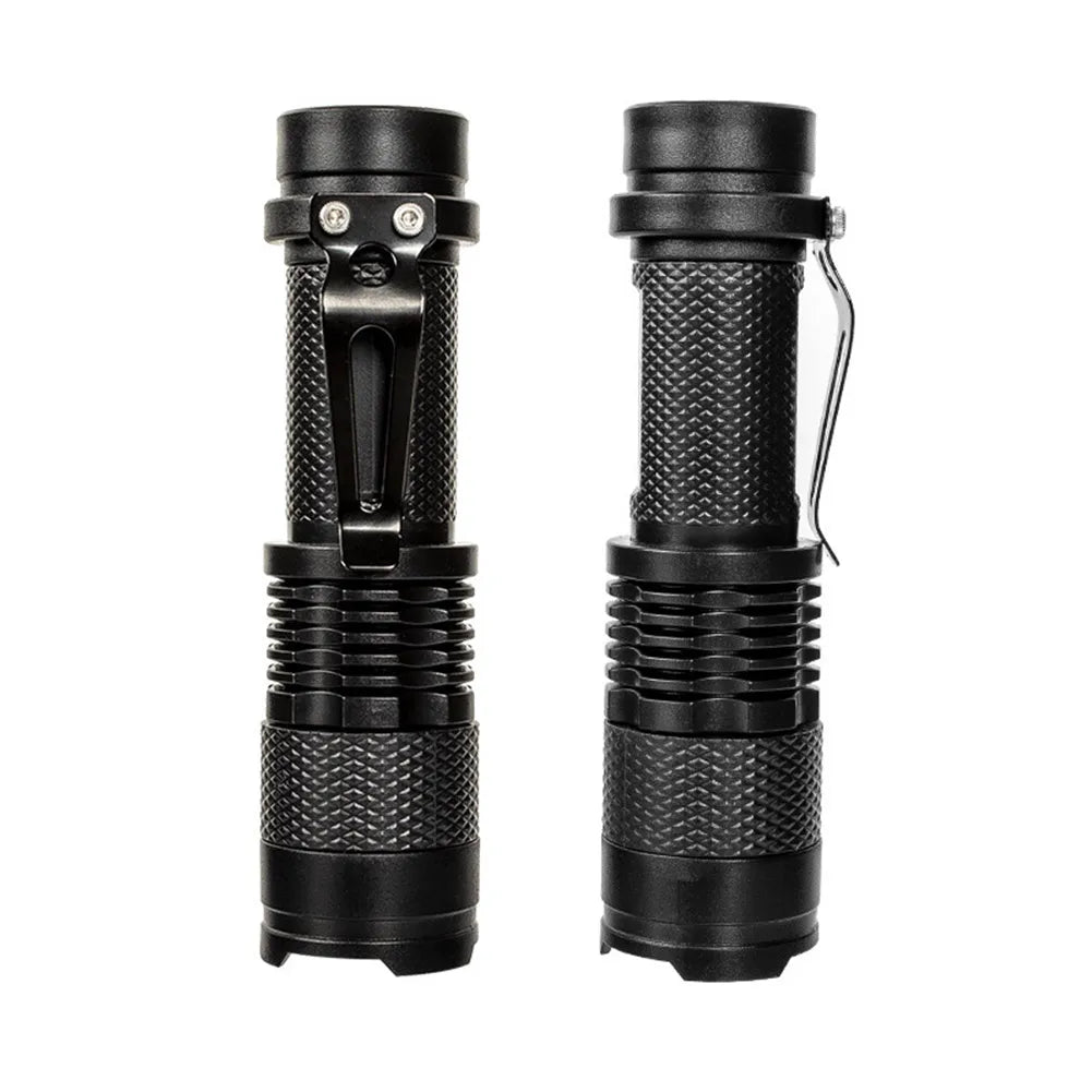 1x Waterproof Tactical Flashlights Portable LED Camping Lamps 3-Mode Handheld Powerful LED Torch Light Lanterns Self Defense