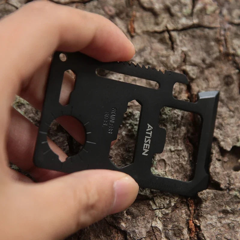 Multifunctional Portable Stainless Steel Tool Card