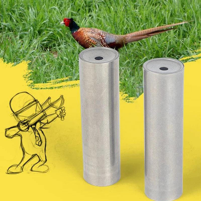 Outdoor Steel Bird Shooting Whistle