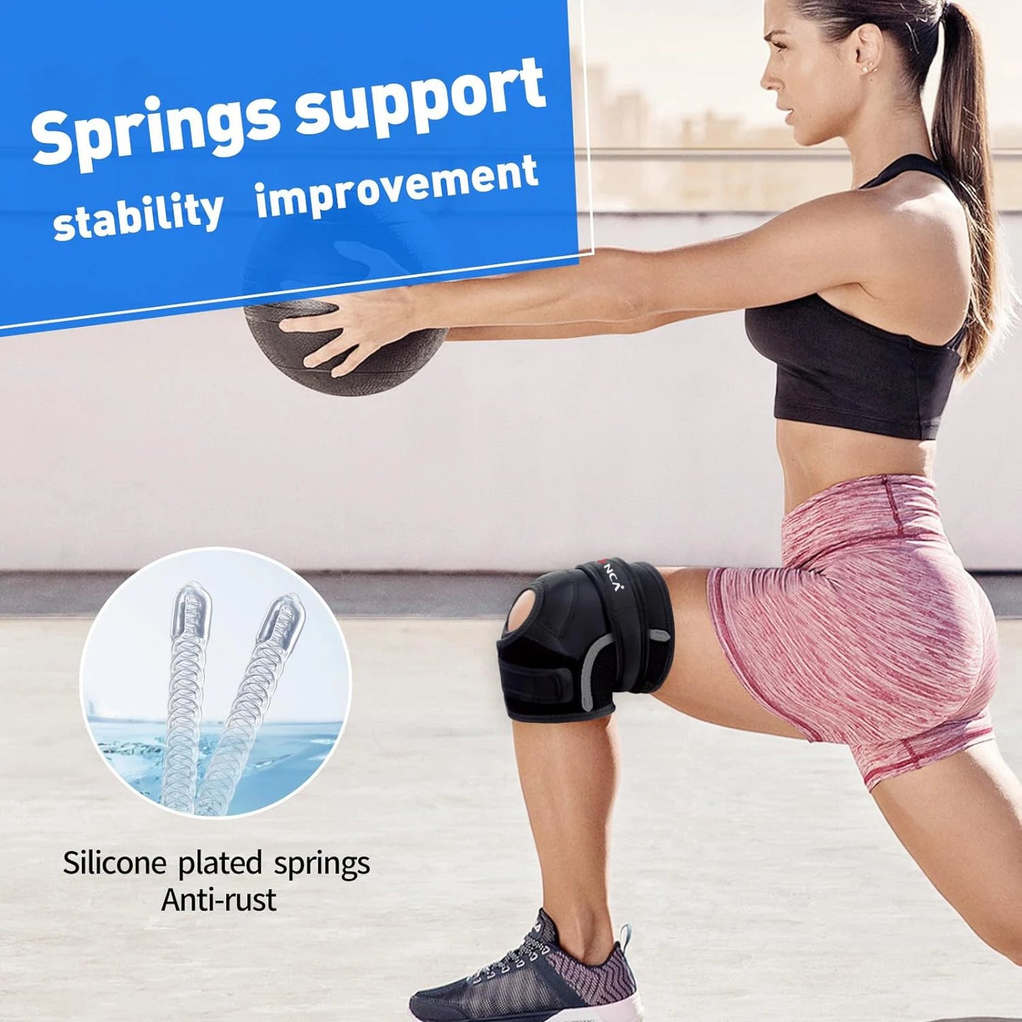 NEENCA Knee Brace Support  with Side Stabilizers